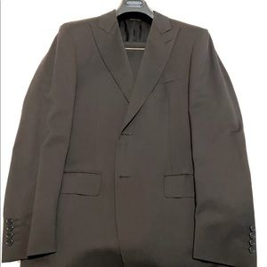 Canali black suit 38R